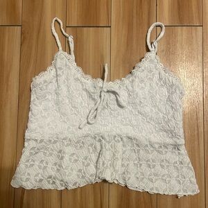 white summery flowy tank top